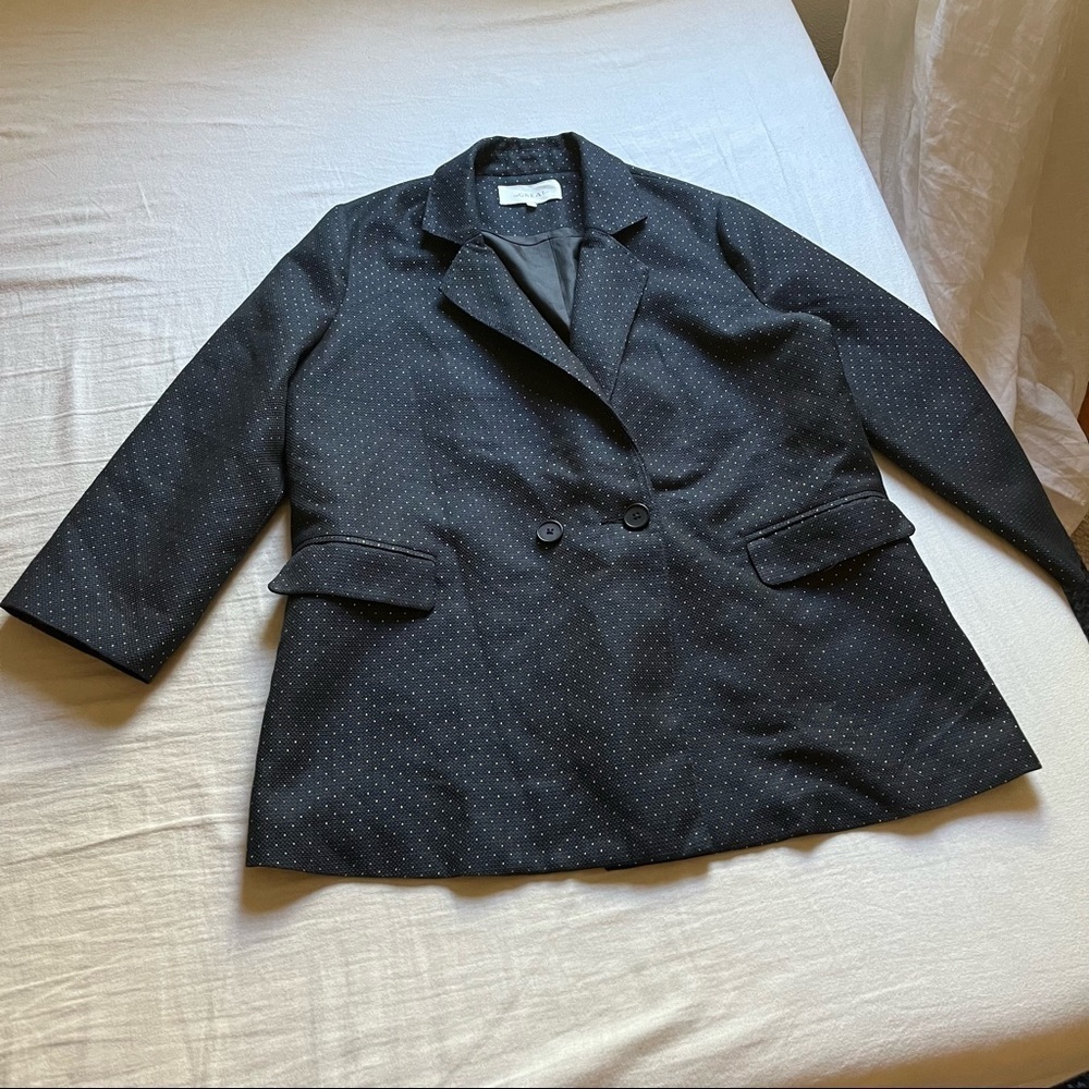 The Great. Black Dot Two Button Double Breasted B… - image 1